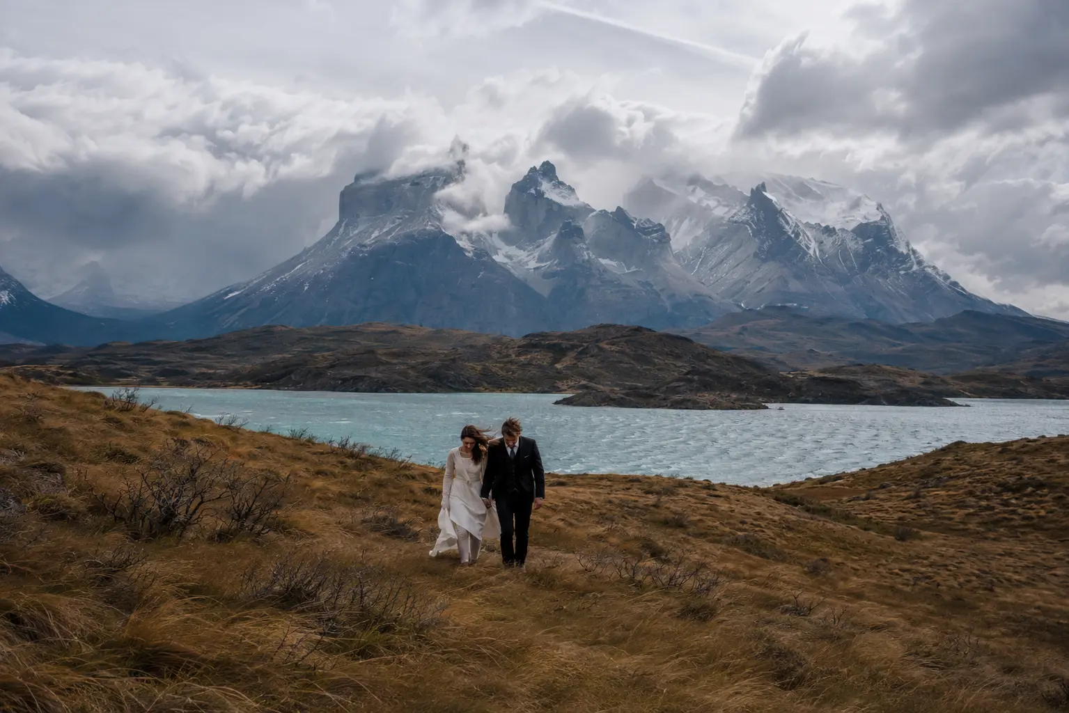 A cinematic Patagonia landscape