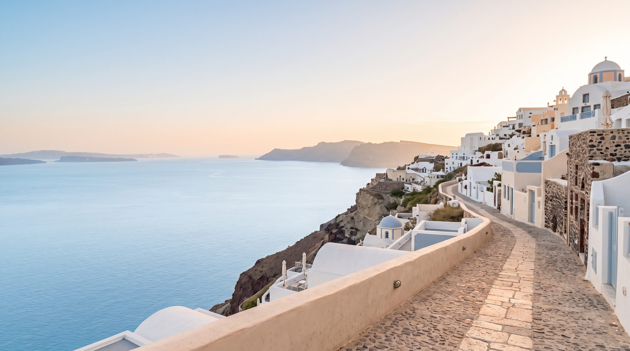 Santorini Elopement Planning: Light, Roads, Paperwork