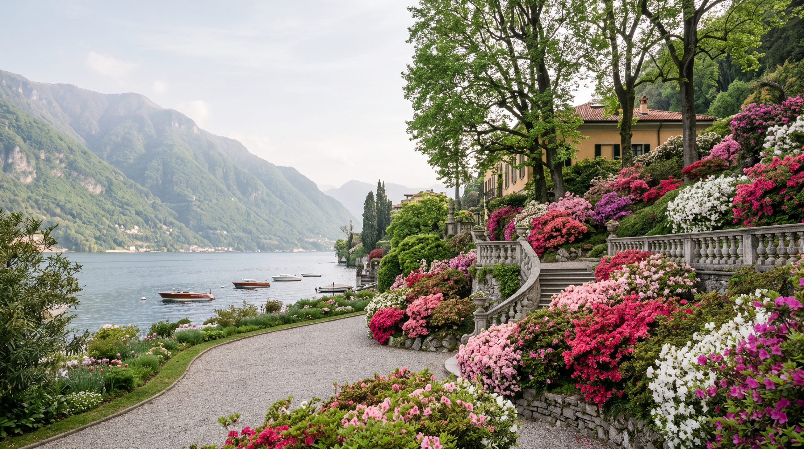 Azalea Season on Lake Como: Eloping in April and May